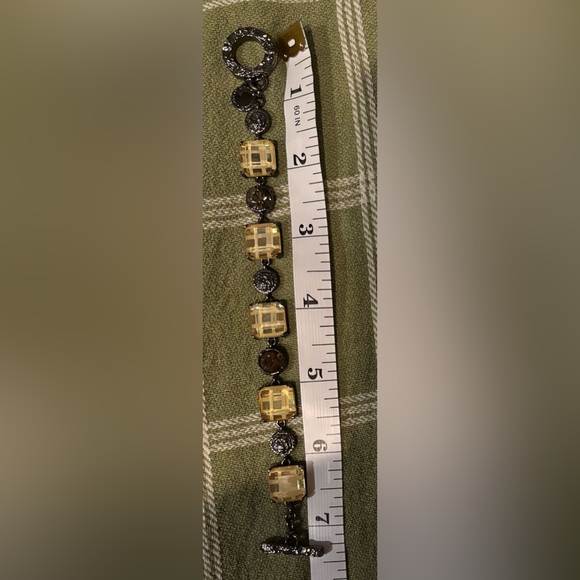 Marc by Marc Jacobs Gold, Amber and Silver Jeweled Women's Bracelet - Picture 3 of 5